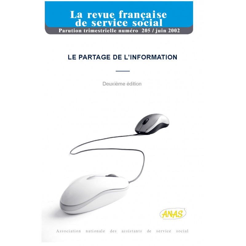 « Le Partage de l'information » - RFSS n°205 - version numérique