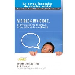 « Visible et invisible : les actes des Journées nationales d’études 2012 » - RFSS n°249